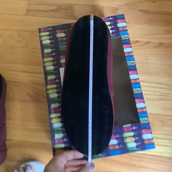 PAISLEY & GRAY Houser Quilted Faux Shearling Lined Slipper Maroon SZ L - Picture 13 of 16